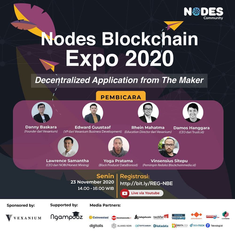 Nodes Blockchain Expo Webinar "Decentralize Application from The Maker"
